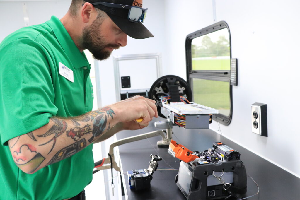 Fiber Technician Splicing